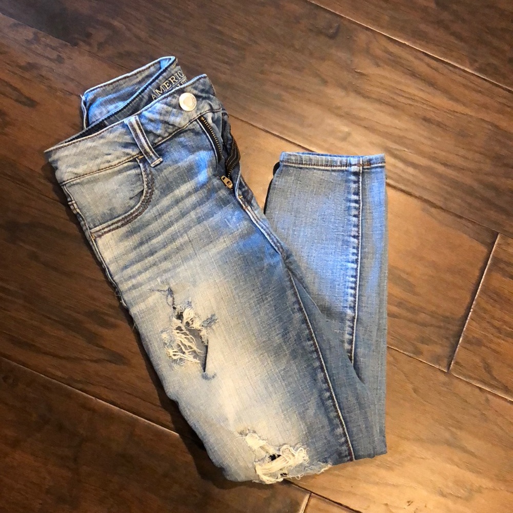 American eagle crop jeans